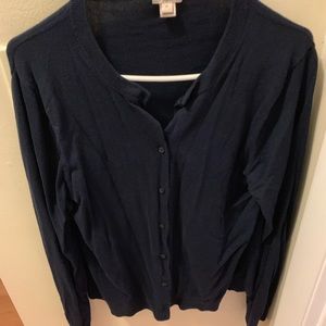 J. Crew navy cardigan